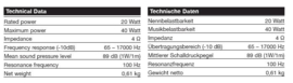 luidspreker / speaker speciaal voor Porsche 911 / 912 Blaupunkt radio