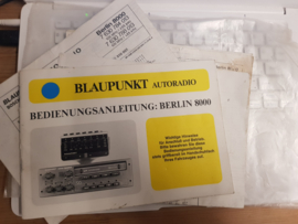 Berlin 8000 Blaupunkt Oldtimer Radio Anleitung Vintage Car Radio Instruction