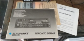 Manual gebruiksaanwijzing Toronto SQR 48 Blaupunkt autoradio