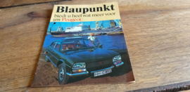 Blaupunkt 1975 Folder Peugeot 