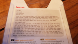 Hama radio ersatz adapter Kenwood stekker op ISO