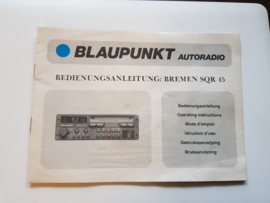 Bremen SQR 45 BLAUPUNKT bedienungsanleitung / manual autoradio