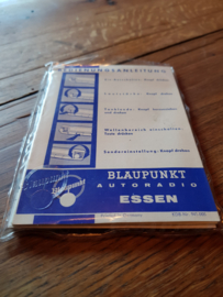 Essen Manual betriebsanleitung Blaupunkt Autoradio 60er jaren