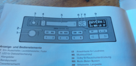 Bavaria reverse RDS Original BMW Autoradio Betriebsanleitung manual gebruiksaanwijzing