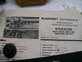 Porsche 911 / 912 ’69 radio-set NOS