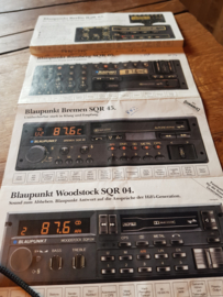 Blaupunkt 1985 autoradio autohifi folder duits