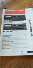 RC 268 288 gebruiksaanwijzing manual Philips  autoradio