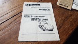 Porsche 911 einbau anleitung auta 6000 U 853 Hirschmann #2