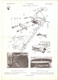 Radio inbouw Ford Taunus 12M 10.63