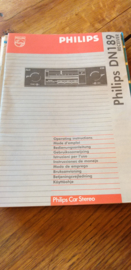 DN 189 gebruiksaanwijzing manual Philips  autoradio