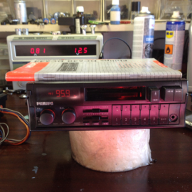 Philips DC 644 radio cassette met gebruiksaanwijzing