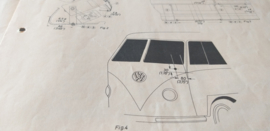 Einbauanleitung VW Transporter T1 Blaupunkt autoradio 1955-1962