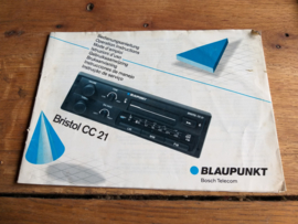 Bristol CC 21 BLAUPUNKT gebruiksaanwijzing / bedienungsanleitung / manual autoradio