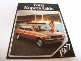 Autofolder Ford Kopers Gids 1977