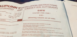 BMW Bavaria  autoradio einbausatz 518 520 i 525