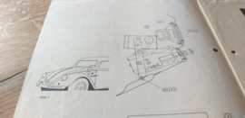 Einbauanleitung VW  Käfer Blaupunkt autoradio 1956