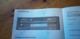 Bavaria reverse RDS Original BMW Autoradio Betriebsanleitung manual gebruiksaanwijzing