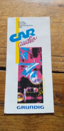 Grundig 1990 folder autoradio