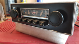 Blaupunkt Frankfurt FM Radio met zwart/ chrome frontje voor 3 gaats montage