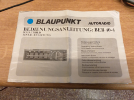 Blaupunkt Equalizer BEB 40-4 "nieuwstaat"