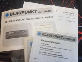 Blaupunkt SQM 23 Hamburg   1983 compleet met origineel bedienungsanleitung