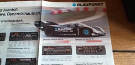 Blaupunkt  1986 poster Porsche race car 962 C