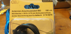 antenne adapterkabel 150 cm DIN M - M10 x 0.75 F - AUKAB