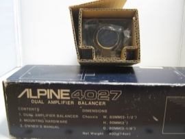 Alpine 4027 Dual Amplifier Balancer