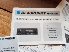 Bamberg SQR 05 Blaupunkt Betriebsanleitung u. andere Dokumente