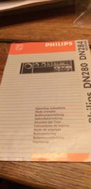 DN 280 284 gebruiksaanwijzing manual Philips  autoradio