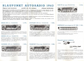 Blaupunkt 1963 autoradio Januari  prospekt
