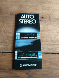 Ω PIONEER ® folder "Auto-Stereo 6/84"  CENTRATE