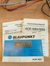 ACR 920/925 Blaupunkt cassettespeler