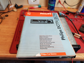 Philips DC 794 autoradio cassette met gebruiksaanwijzing