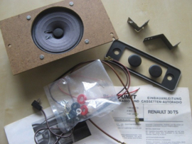 Blaupunkt radio inbouwset voor Renault 30 TS