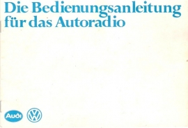 VW / Audi radio`s 1978 gebruiksaanwijzing