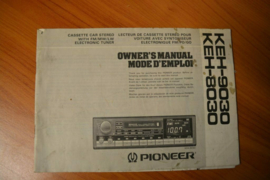 Pioneer KEH-8030/KEH-9030 Owner's Manuel
