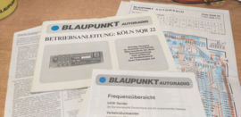 Köln SQR 22 bedienungsanleitung Blaupunkt autoradio