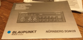 Nürnberg SQM 29 gebruiksaanwijzing Blaupunkt autoradio