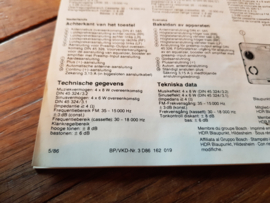 Bremen SQR 46 gebruiksaanwijzing manual bedienungsanleitung Blaupunkt autoradio