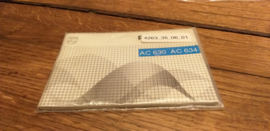 AC 630 / 634 gebruiksaanwijzing manual Philips  autoradio