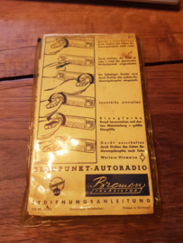 Bremen 60's Bedienungsanleitung gebruiksaanwijzing manual Blaupunkt Autoradio #2