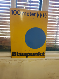 1x Groot emaille reclamebord blechschild Blaupunkt