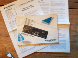 Freiburg CR 42 Blaupunkt autoradio gebruiksaanwijzing