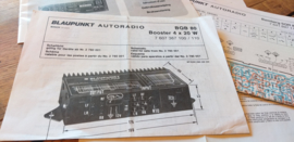 Bamberg SQR 83 - BQB 80 Booster Blaupunkt  Bedienungsanleitung