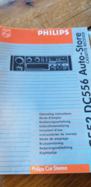 DC 552 556 gebruiksaanwijzing manual Philips  autoradio