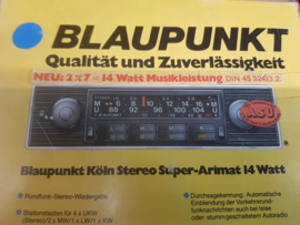 NOS Blaupunkt autoradio Köln stereo Porsche BMW.