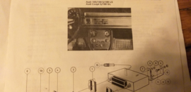 Einbauanleitung Audi 100 1974 Blaupunkt autoradio