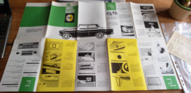 Opel  Kadett zubehör "für ihren Kadett"  + preisliste  1962