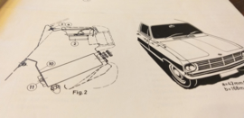 Einbauanleitung Opel Kadett Olympia 1968-1970 Blaupunkt autoradio